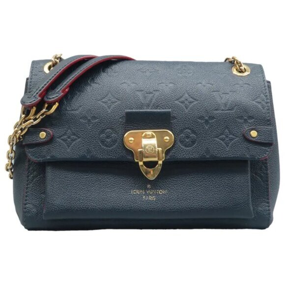 Louis Vuitton Handbags - Louis Vuitton Vavin Navy Monogram Leather Shoulder Bag 1350-062825